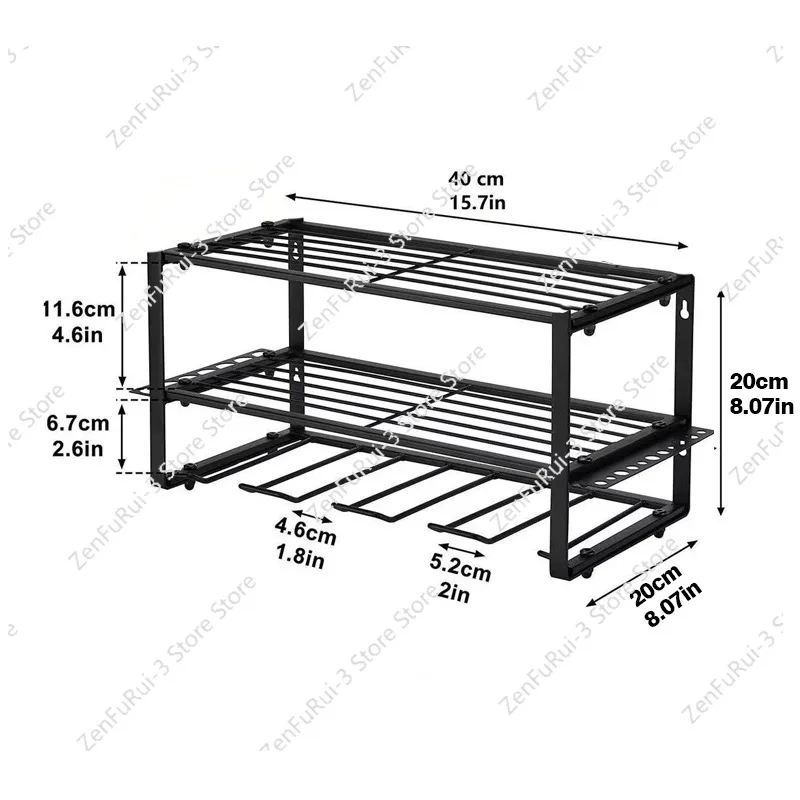 3-Layer Tool Cabinet Heavy Duty Metal Tool Shelf for Garage Organization Large Size & Easy Assembly Power Tool Organizer Rack