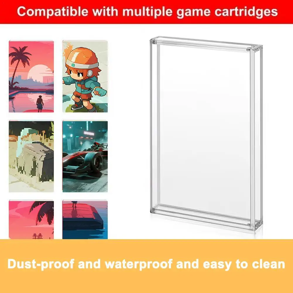  for SWITCH 2 Game Card Display Case Magnetic Acrylic Protective Box With High Transparency Dustproof Game Card Storage Box