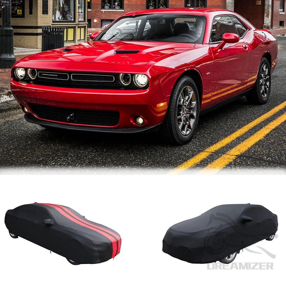 Car Full Cover Stretch Stain Dustproof Indoor Resistant UV Protection for Sports Car For Dodge Challenger For Ferrari For Jaguar