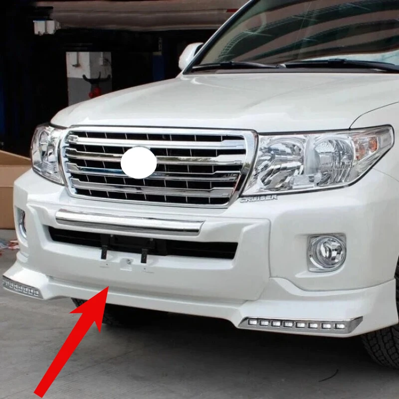 

1 шт., высококачественный новый защитный кожух переднего бампера для Toyota Land Cruiser LC200 FJ200 2012-2015