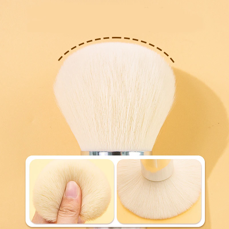 高級感あふれる輝くダイヤモンドメイクブラシセット フラットファンデーションパウダーメイクブラシ ヴィーガン合成メイクツール