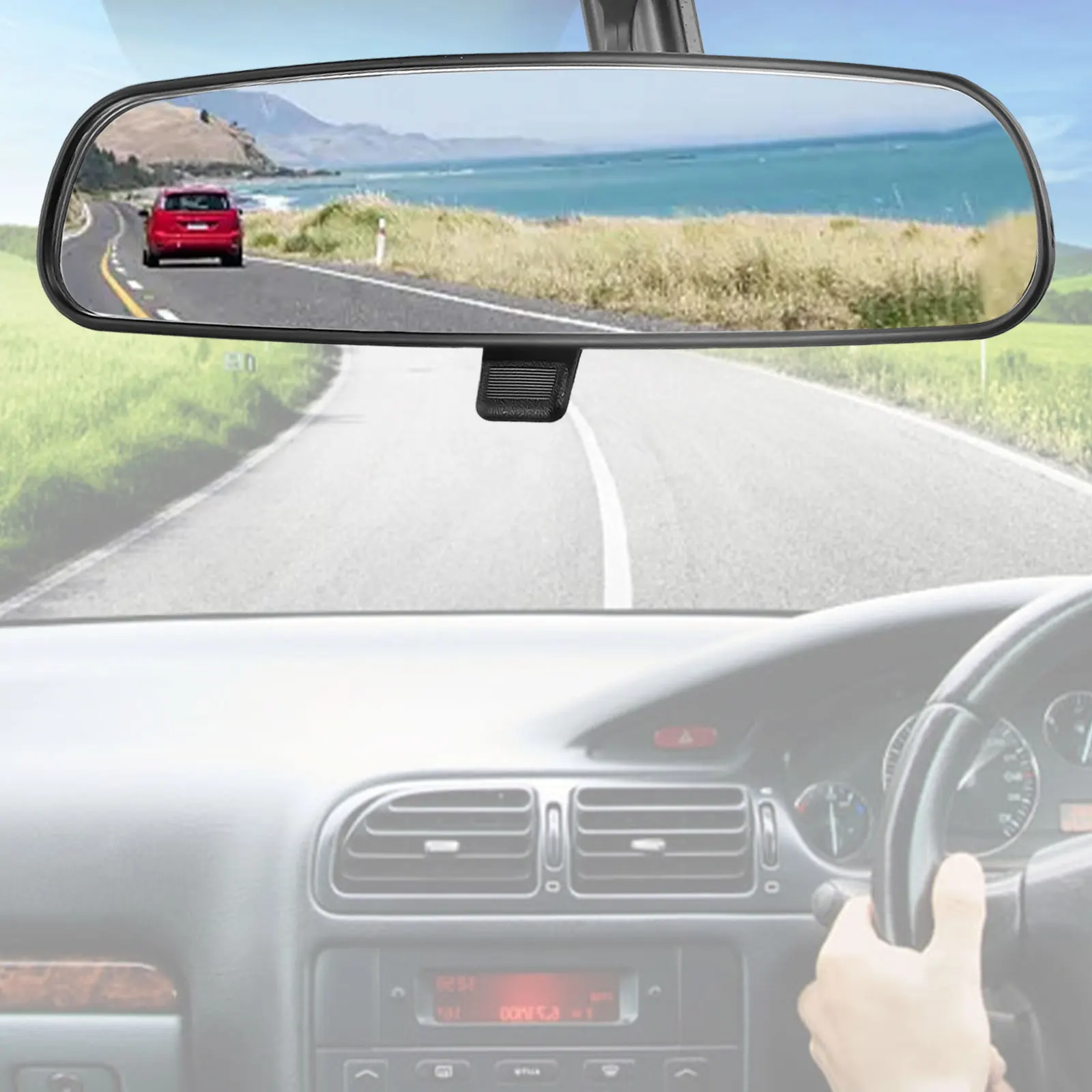 Car Black Interior Rear View Mirror 76400-SDA-A03 For Honda For Accord 2003 - 2011 For Civic 2006-2011 For Insight 2010-2013