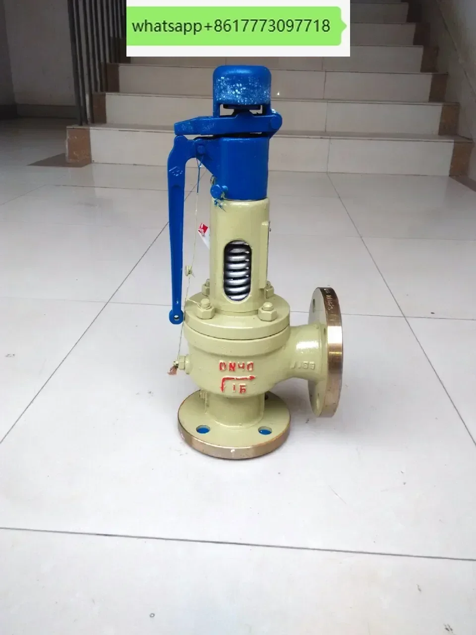 Flange safety valve A48Y-16C 25C40C64C cast steel spring fully open safety valve