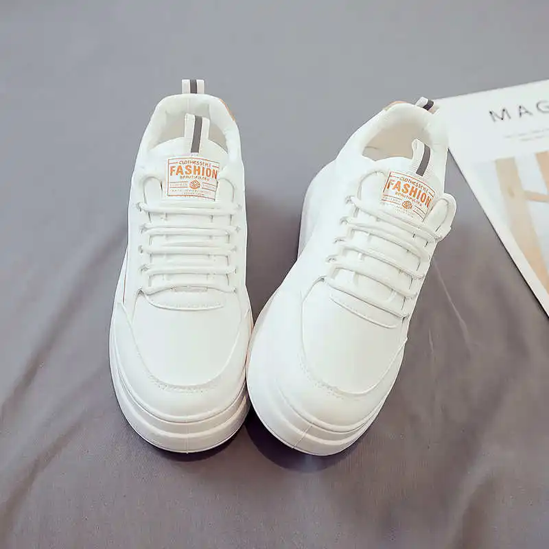 

Round Toe Appearance Increases High Gym Shoes Brown Woman Boots Designer Brand Sneakers Sport Cute Top Luxury Tenis