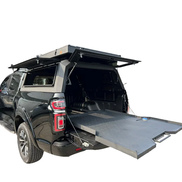 Factory Directly Sale Pickup Truck Bed Aluminum Slide Tray High Load-Bearing Luggage Tray Pickup Truck Bed Pallet