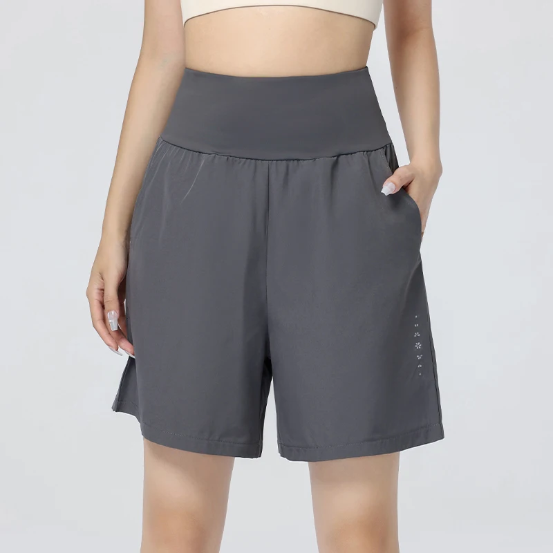 PHIGEER Breathable Lounge Athletic Shorts, Lightweight Quick Dry Loose Gym Running Shorts,  Summer Long Yoga Shorts with Pockets