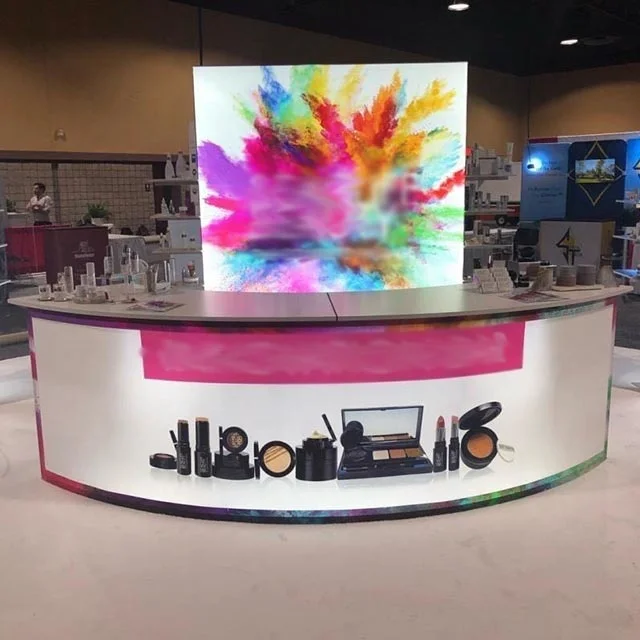 Make Your Jewelry Display Stands Ideal Case Led Exhibit Banner for JCK Las Vegas Trade Shows Booth