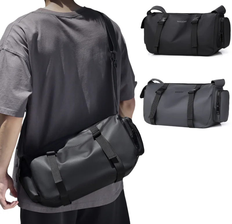 New Casual Men's Crossbody Bag, Simple and Large-capacity Single-shoulder Bag, Waterproof and Multi-functional Crossbody Bag