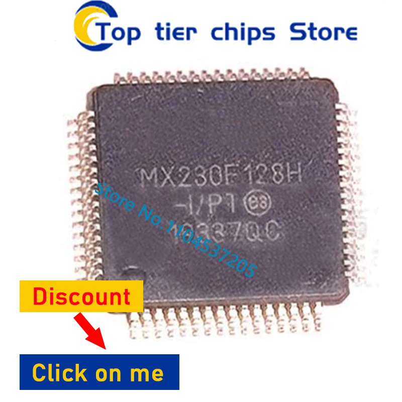 (1 Piece) PIC32MX120F064H-I/PT PIC32MX170F512H PIC32MX230F128H PIC32MX32MX350F128H T -I/PT QFP-64