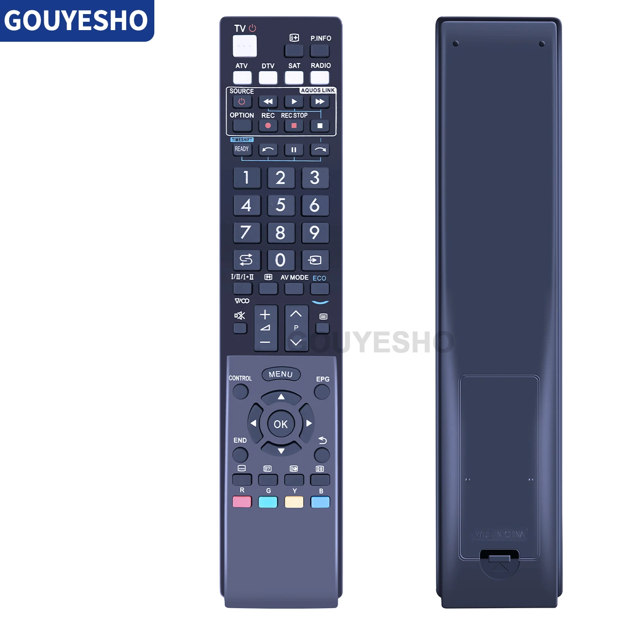 New Remote Control for Sharp TV GA841WJSA LC-40LE820 LC-46LE820 LC-46LE821 LC-52LE820 LC-60LE822