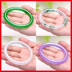 Natural Myanmar Jadeite Yang Green Bangle Ice Floating Flower Light Green Violet Round Jade Bracelet Ladies Luxury Charm Jewelry