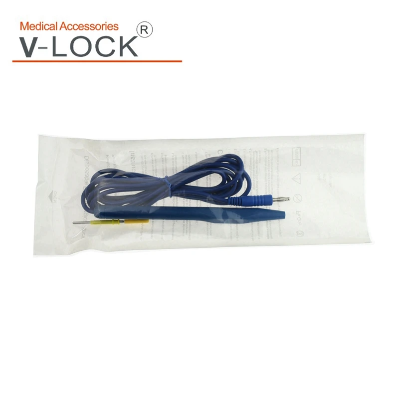 Foot control Electrosurgical pencil,4.0 banana connector 5pcs packing