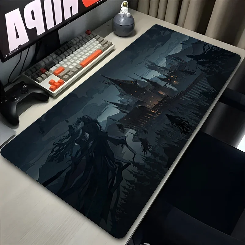 XXL Gaming Mouse Pad Anime Castle Potters 900x400 Non-Slip Rubber Extended Desk Mat Laptop Harries Gamer Cabinet HD Keyboard Rug