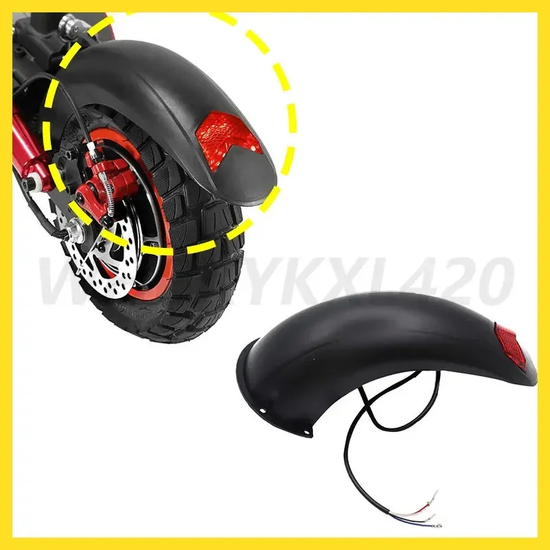 

For KUGOO M4/M4 Pro Accessories 10 Inch Rear Mudguard Bracket with Taillight Electric Scooter Mud Fender Guard Skateboard