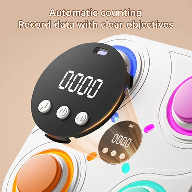 Bluetooth Music Boxing Trainer For Kids, Wall Mounted Electronic Boxing Target Pad, Stress Relief Boxing Machine