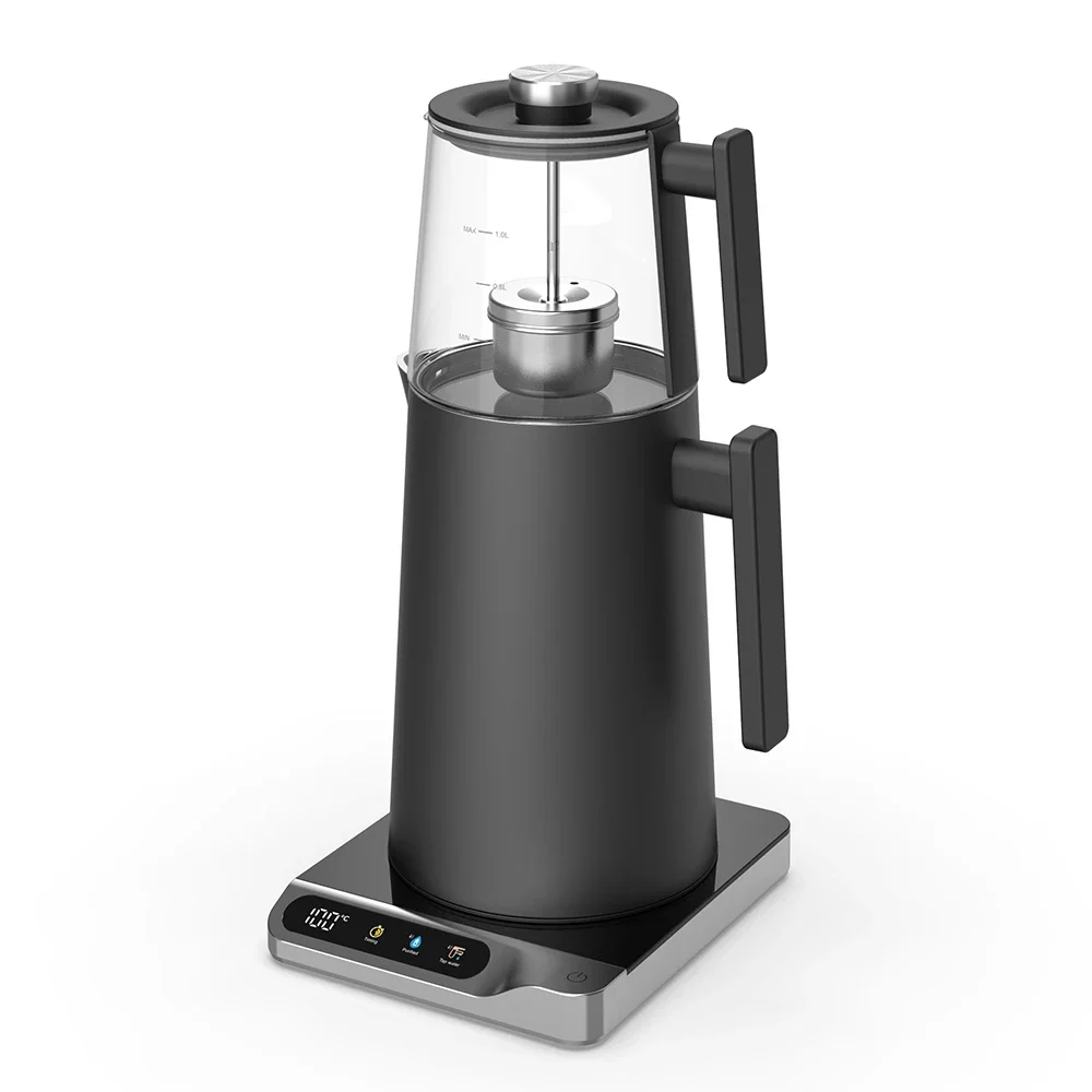

Hotsy Household Appliances Temperature Control 2.7L 1500W Modern Electric With Glass Pot Digital Tea Kettle