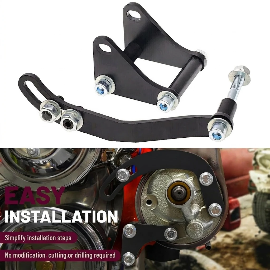 

Power Steering Pump Mounting Bracket Fit For GM for Chevy 350 SWP LWP Saginaw SB SBC 3129BK