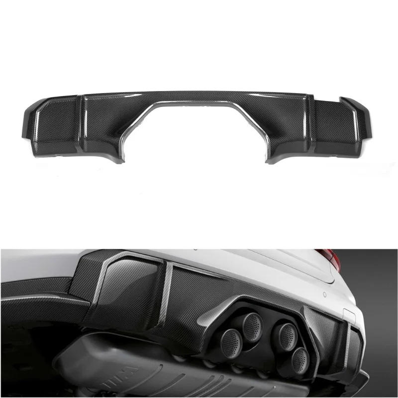 

Dry Carbon Rear Bumper Lip Sword Fins Spoiler Splitter Diffuser For M3 M4 G80 G82 G83 2021+