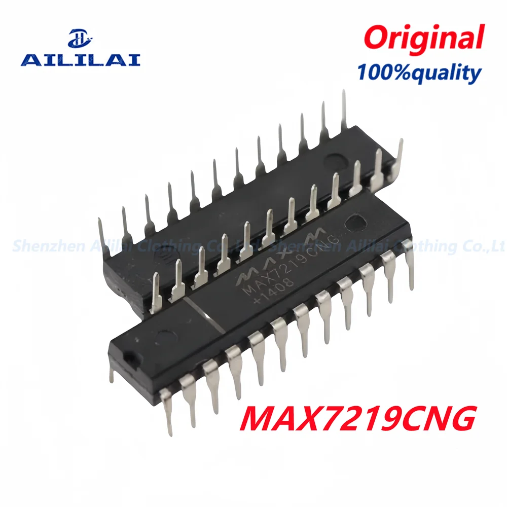 5pcs New Original MAX7219CNG MAX7219 DIP24 PMIC display driver chip