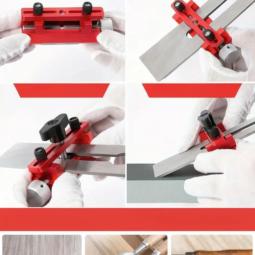 Double Sided Diamond Whetstone Sharpener System Fixed Angle Support Tool For Professional Kitchen Blade Maintenance