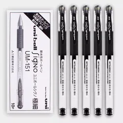 Uni-ball Signo Gel Ink Pen 0.38mm 0.5mm Black Red Blue BlueBlack Pack of 10 UM-151