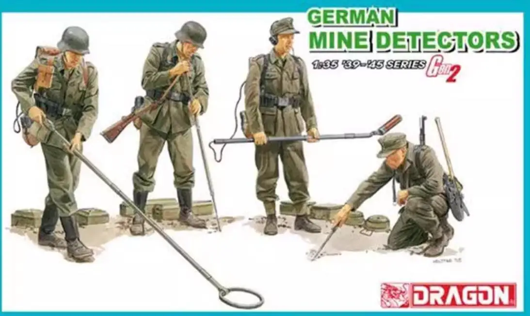 DRAGON 6280 1/35 scale GERMAN MINE DETECTORS MODEL KIT