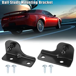 X Autohaux 1 Set Car Ball Studs Shock Mounting Brackets for Gas Struts Shocks Bracket with Screws 70x24x39mm