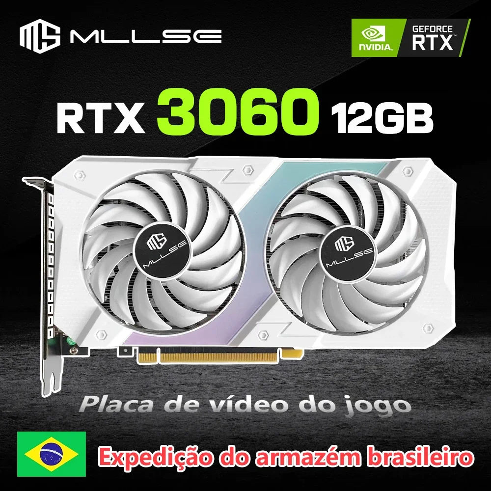 MLLSE Graphics Card RTX 3060 12GB Placa De Video GAME NVIDIA GPU GDDR6 192bit HDMI*1 DP*3 PCI Express 4.0 x16 rtx3060 12gb