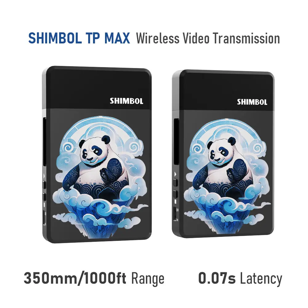 SHIMBOL TP MAX Wireless Transmitter Receiver Wireless Video Transmission System 1080P 350m transmission for Photography Video