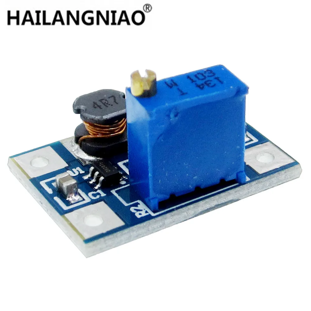 100 قطعة الالكترونيات الذكية DC-DC SX1308 خطوة المتابعة قابل للتعديل وحدة الطاقة تصعيد دفعة محول 2-24 فولت إلى 2-28 فولت 2A