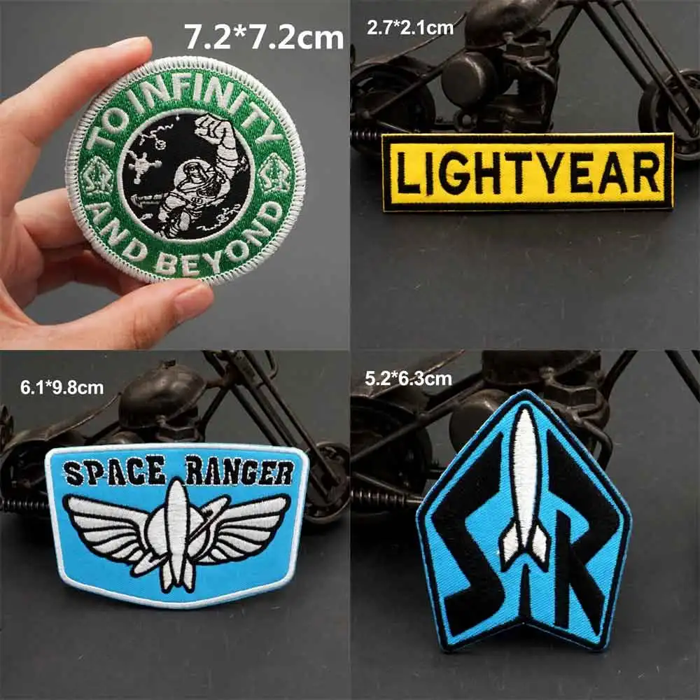 AA48-1，AA49-1，AA50-1，AA43-1 LIGHTYEAR space ranger to infinity and beyond EMBROIDERY PATCH