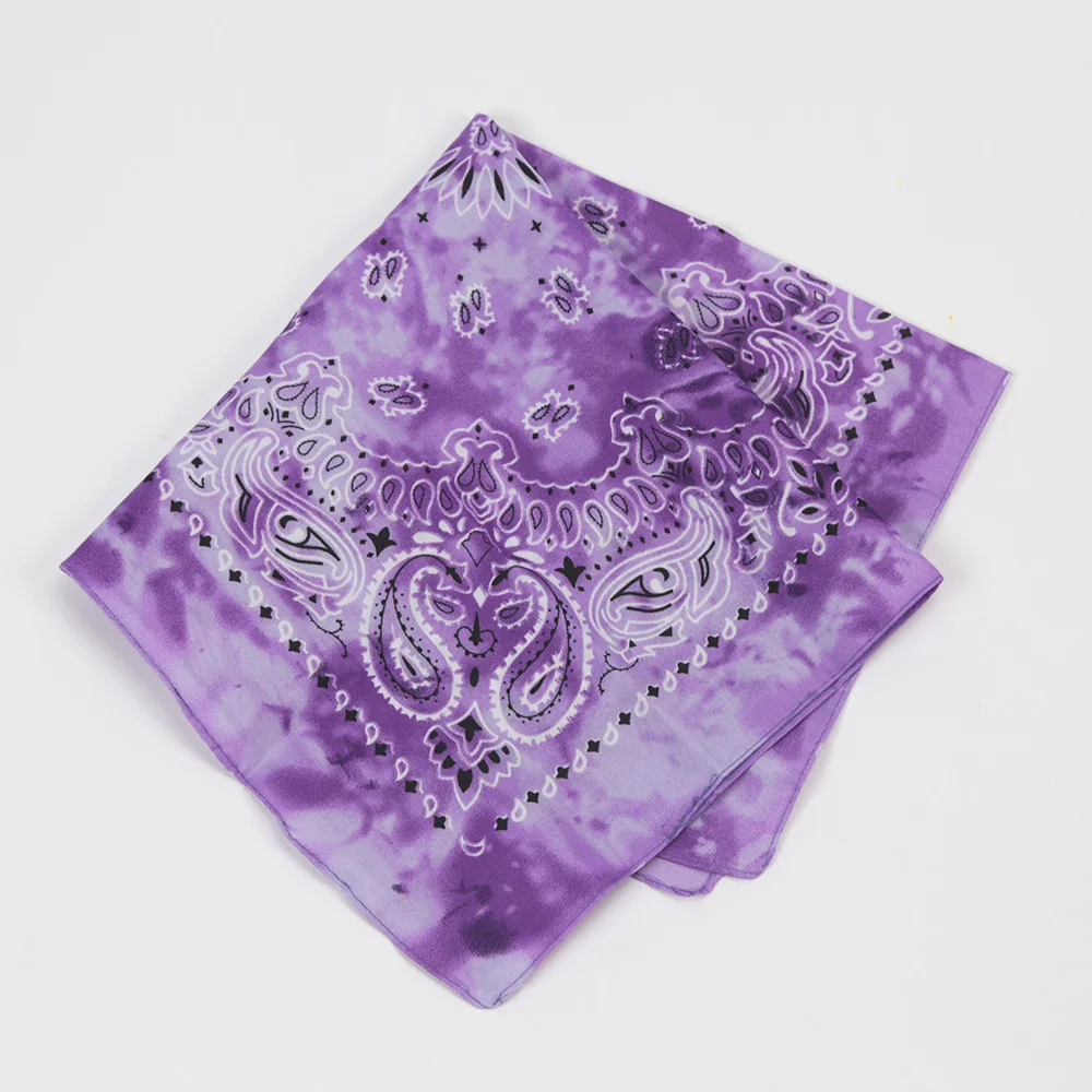 Bohemian Print Bandana Paisley Pattern Headbands Hip Hop Kerchief Outdoor Unisex Headband Wrist Wraps Face Mask Handkerchief