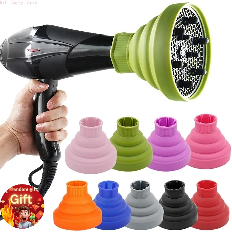 Silicone Hair Styling Tool Accessories Suitable Universal Hair Curl Diffuser Cover Diffuser Disk Hairdryer Curly Drying Blower