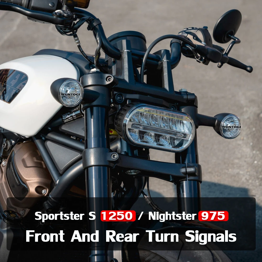 For Nightster 975  Sportster S 1250 Accessories 2022 Rear Turn Signals Front Turn Signals Indicators LED Lights RH1250s RH975