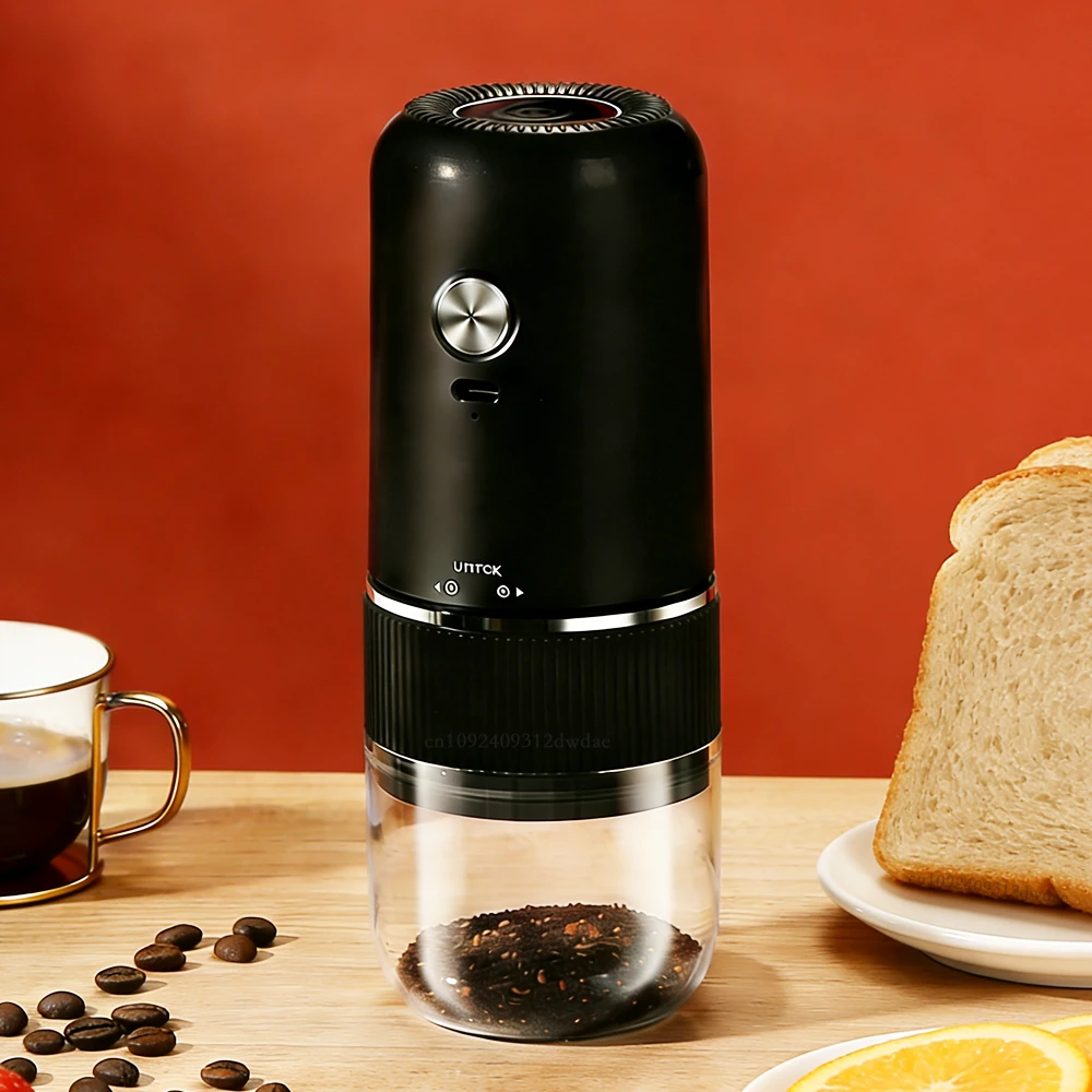 

Кофемолка USB Беспроводная кофемолка для кофе в зернах Электрическая перезаряжаемая мини-кофемашина Бытовая кофемолка с 1200 мАч