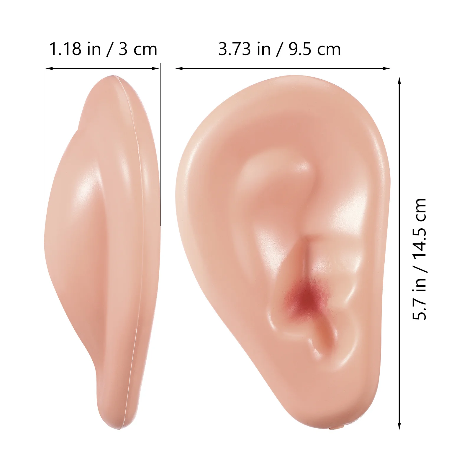 1 paire d'oreilles de cochon, fournitures de fête, oreilles pour décoration d'halloween, accessoires de Cosplay, accessoire de déguisement, fausse oreille, nouveauté