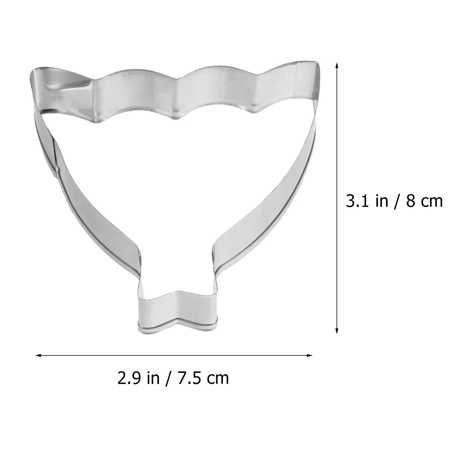 

8Pcs Wedding Dress Biscuit Mold Cookie Cutters DIY Baking Tool Set Valentine Theme Cookie Cutter Biscuit Cutter