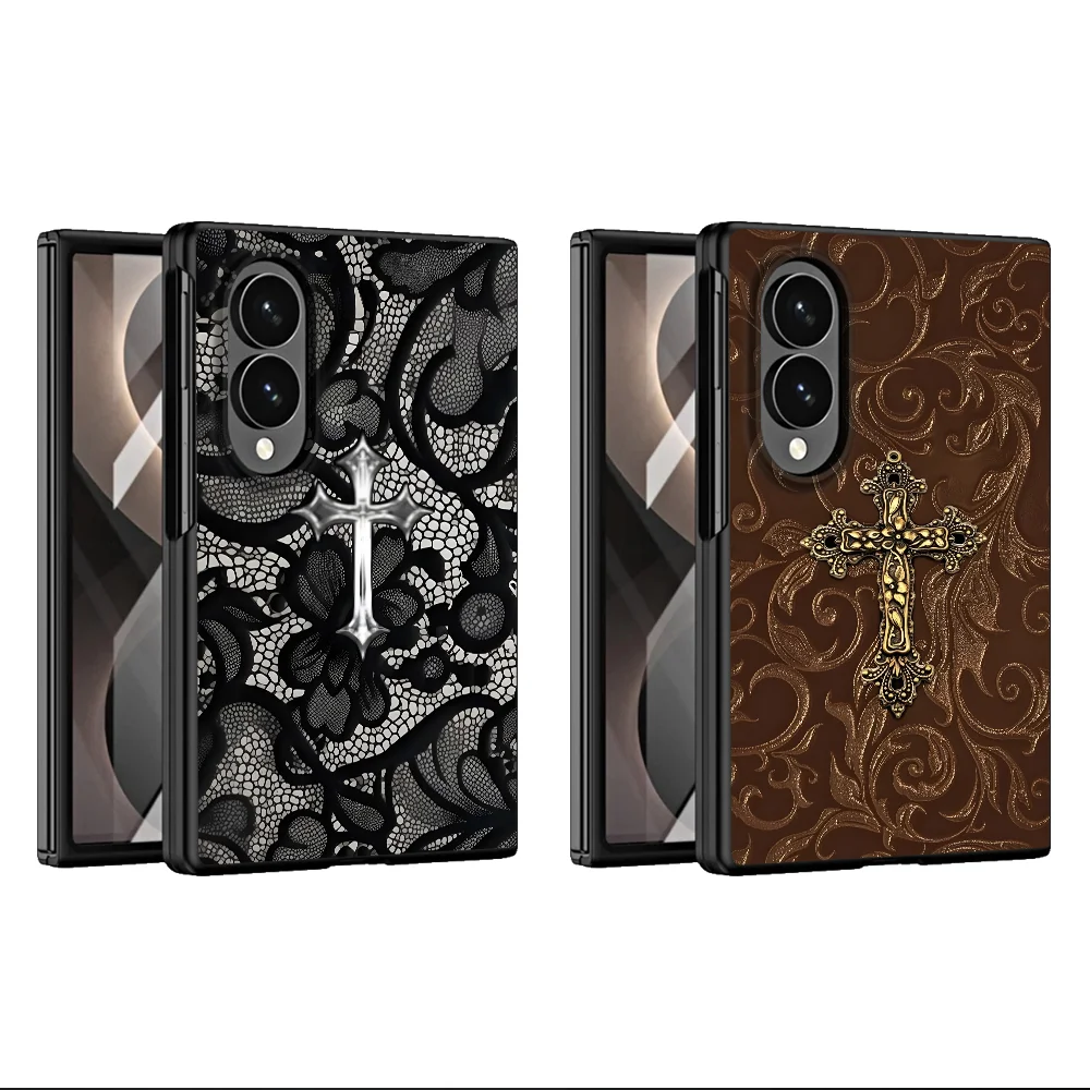 Case for Samsung Galaxy Z Fold8 Wide ZFold8 Ultra Z Fold 8 Phone Capa Creative Cross Art