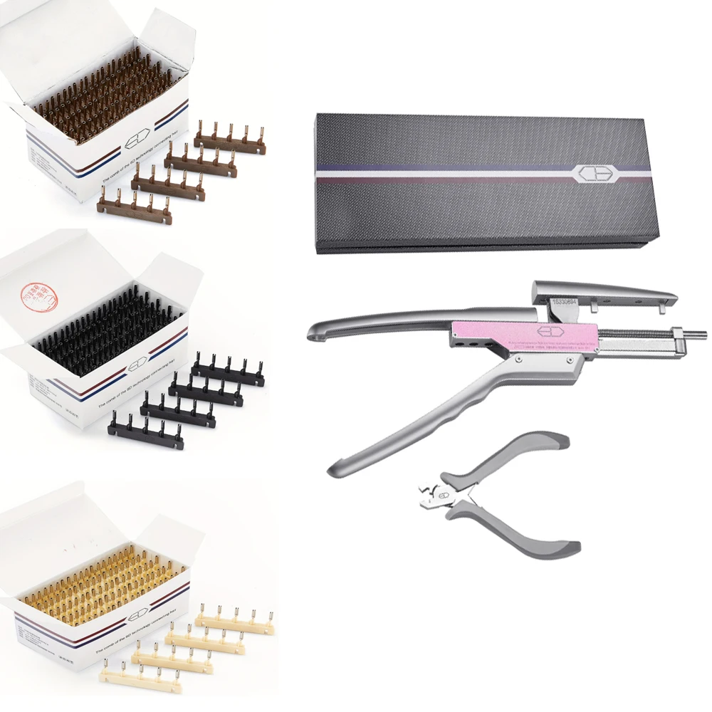 Second Generation 6D Hair Extension Machine  Quick-operated Non-marking Hair Extension Tool More Faster Five Bunches in a Row