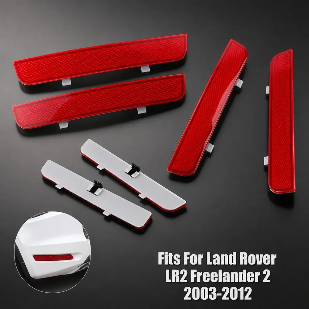Car Rear Bumper Lamp Frame Bar Reflector Decorative Trim Left Right for Range Rover Executive Freelander 2 Accessories