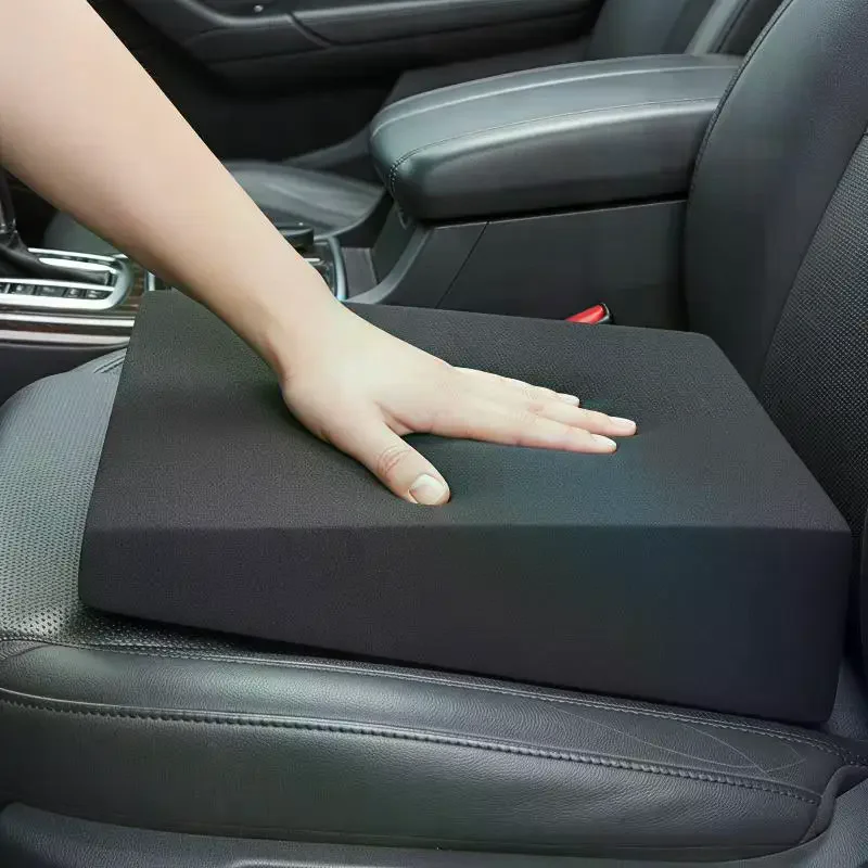 Car Seat Leveling Pad Memory Foam Ergonomic Cushion Non-Slip Fatigue Relief for Long Drive SUV Truck Drivers