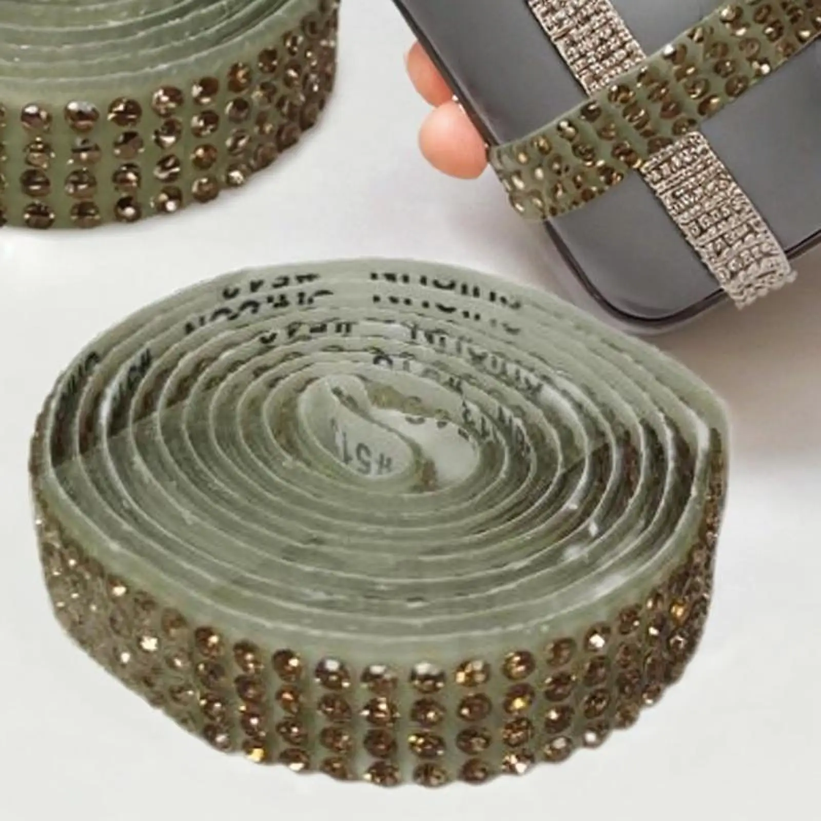 Sparkling Rhinestone Ribbon Self Adhesive for Weddings Cars DIY Art Crafts