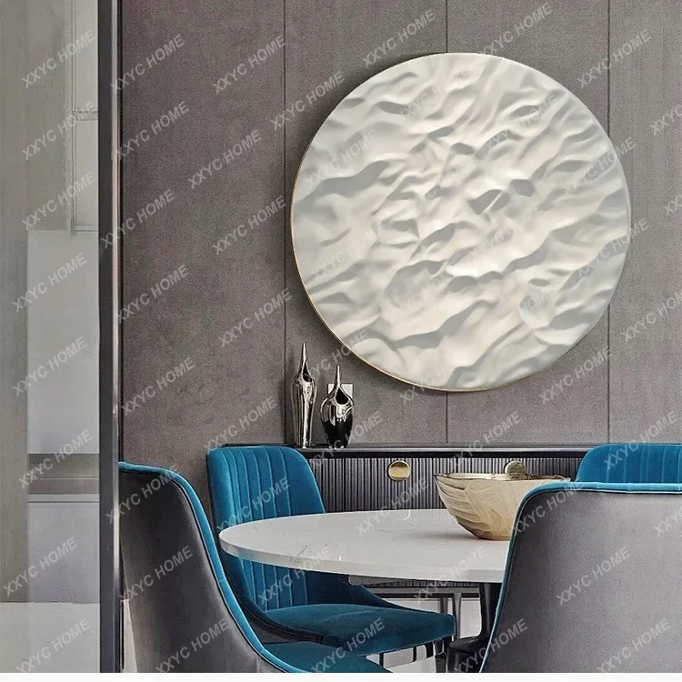 AAModern Light Three-Dimensional Decorative Painting 3D Ripple Carving Hanging Painting