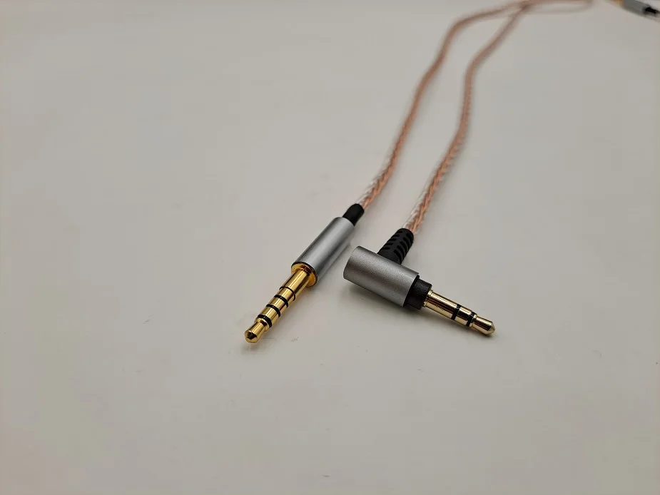 4-футовый 3,5 мм 6-жильный оплетенный аудиокабель OCC для наушников диаметром мм 300 мм 200
