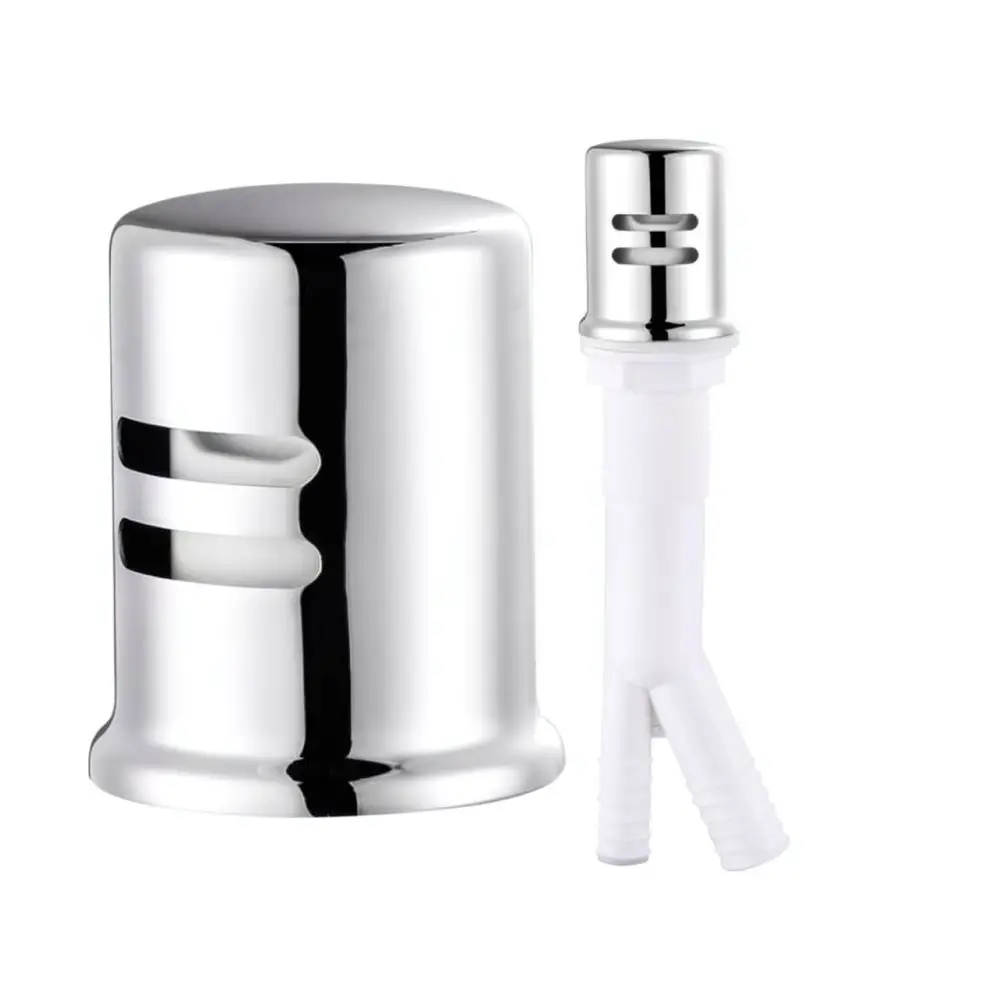 Dishwasher Air Gap Protection Cover Kitchen Sink Splash Guard Stainless Steel Overflow Cap Sink Plumbing Fixture Parts