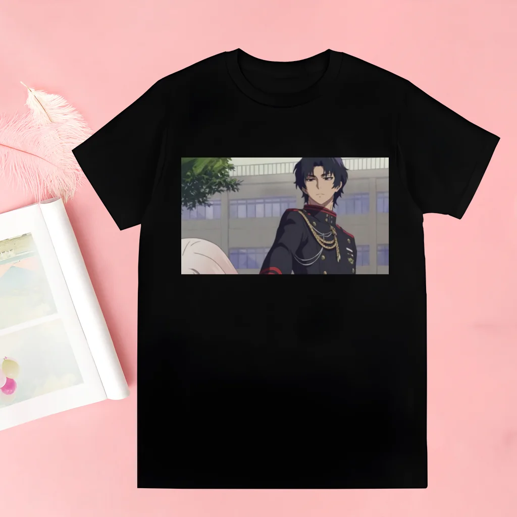 Seraph of The End T shirts Fashion Men And Women Tops T-shirt Short Sleeve Unisex Tshirt