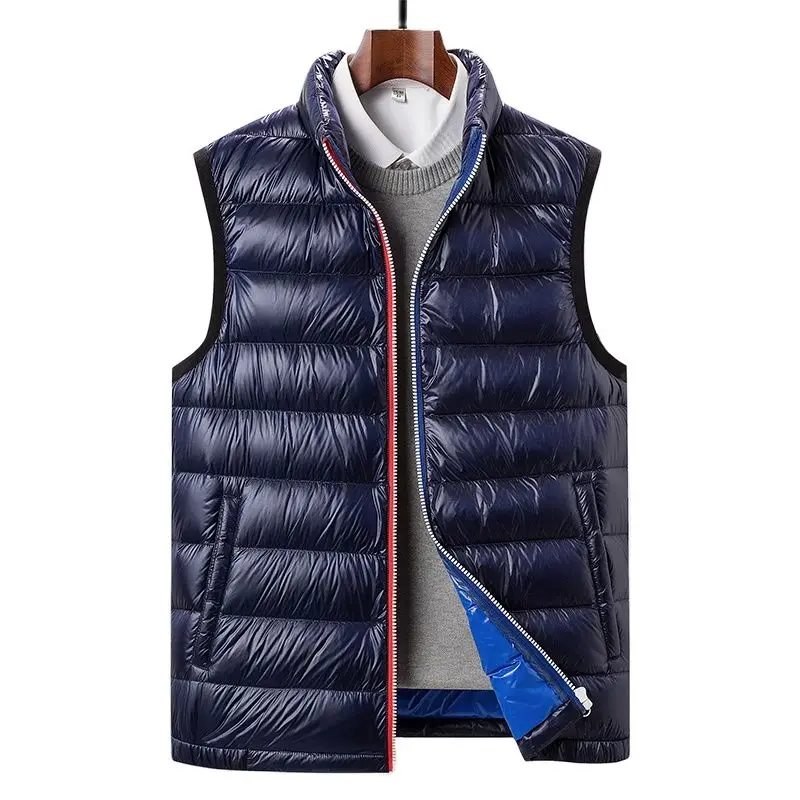 2024 new arrival high quality 90% white Goose down jackets men,male winter vest,  80388