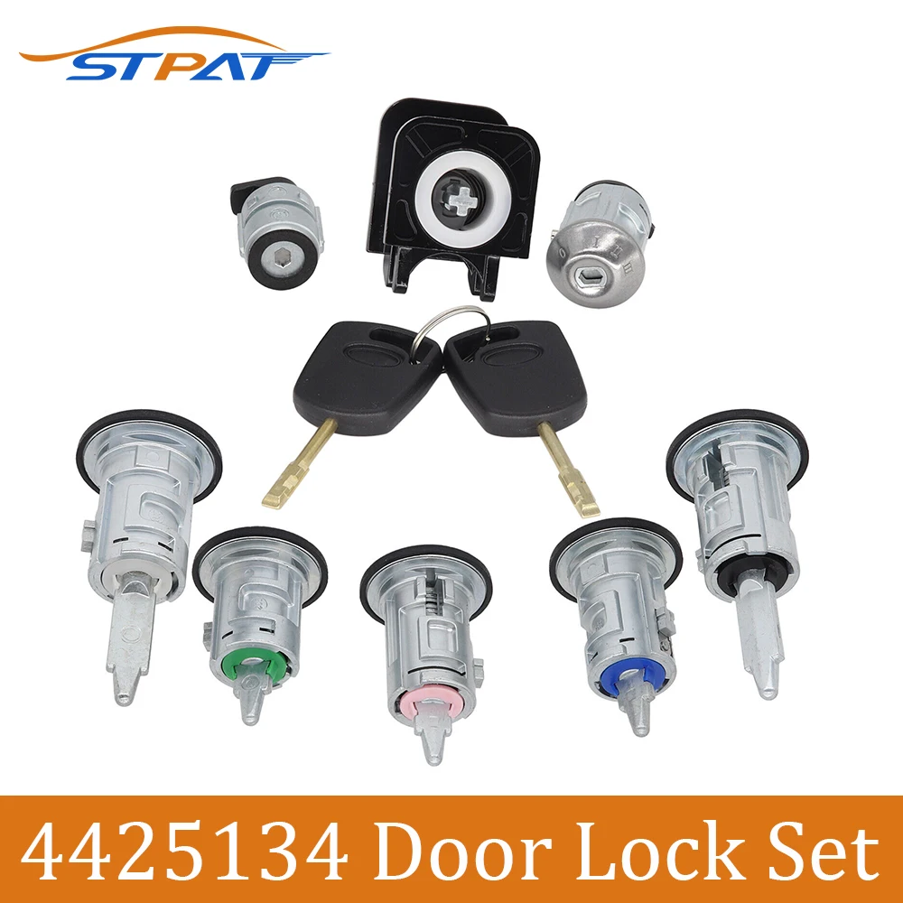 

STPAT 4425134 2 Keys Complete Lock Set US For Ford Transit Connect Bonnet Fuel Door Lock