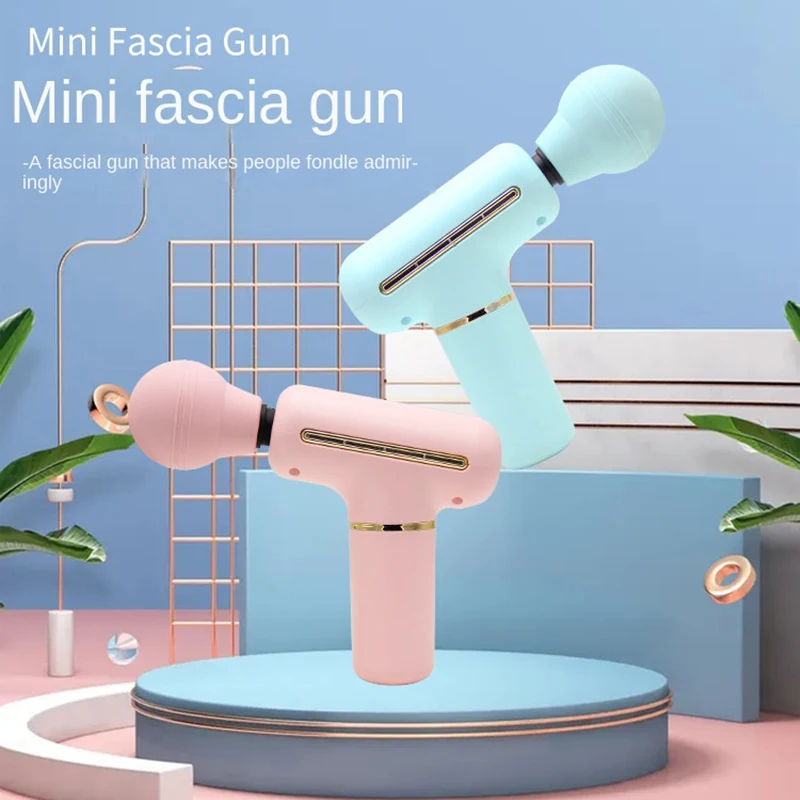 2026 Booster Muscle Massage Gun MINI Massager Fascia Gun Back Massager Small Vibrator Muscle Relaxant Fitness Body Pain Relief