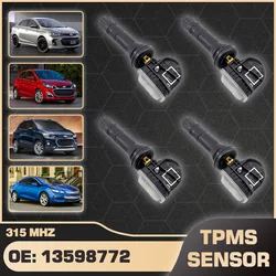 Tire Pressure Monitoring System 13598772 315 MHz For Chevrolet Sonic Chevy Spark Chevy Trax Chevy Volt 2016 2017 2018 2020